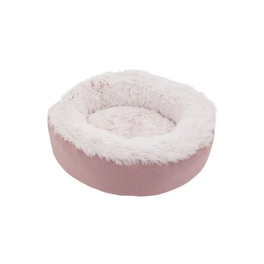 All Day Como Calming Donut Dog Basket Pink M 70x70x33cm