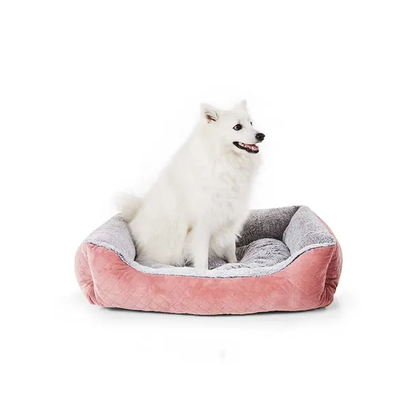 All Day Modern Luxe 2.0 Quilted Dog Basket Pink