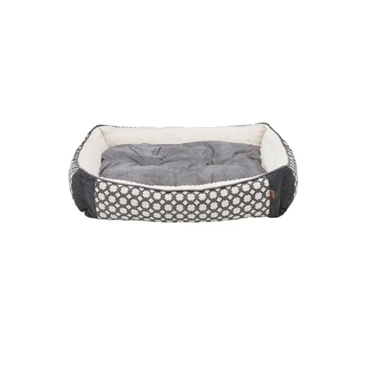 All Day Orthopaedic Rectangle Dog Basket Grey XL 102x76x23cm