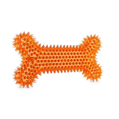 All Day Spiny Bone With Squeaker Dog Toy Assorted