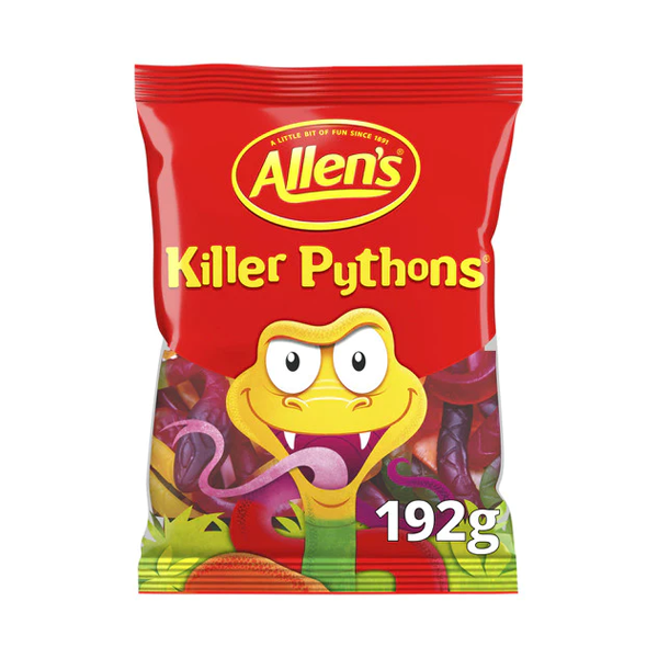 Allen's Lollies Killer Pythons | 192g – Shop & Dispatch