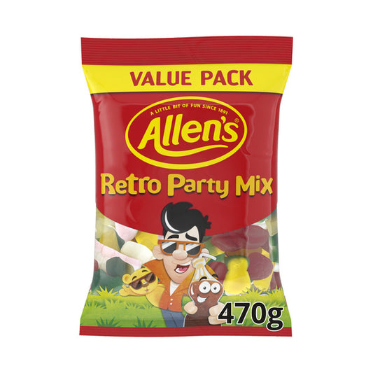 Allen's Lollies Large Value Bag Candy Retro Party Mix | 470g