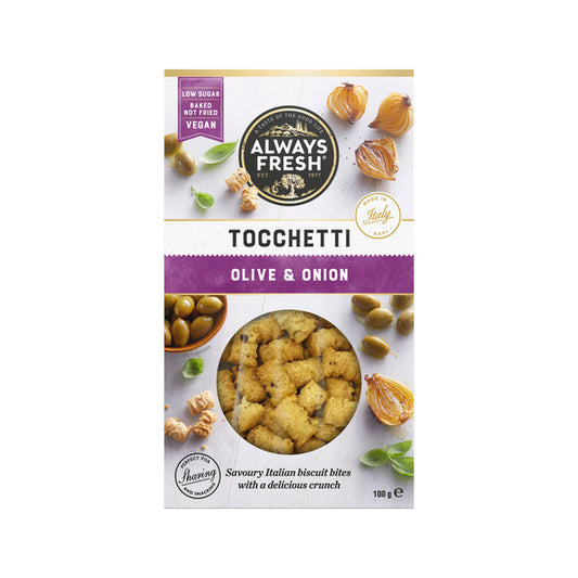 Always Fresh Tocchetti Crackers Olive Onion | 100g