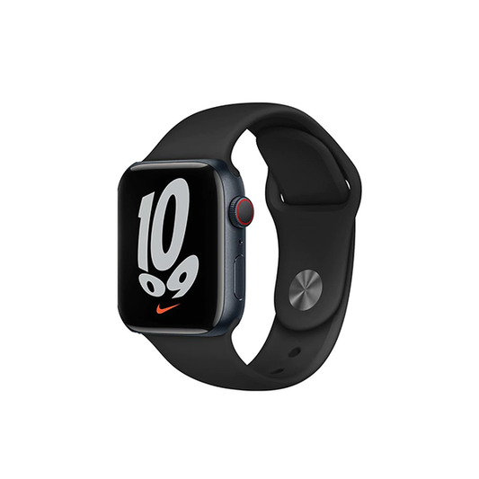 Apple Watch Nike Series 7 45mm Midnight Aluminium Case GPS + Cellular [^Renewed]