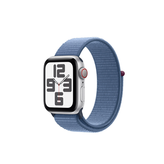 Apple Watch SE 40mm Silver Aluminium Case GPS + Cellular Sport Loop [2023]