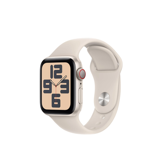 Apple Watch SE 40mm Starlight Aluminium Case GPS + Cellular (S/M)[2023]