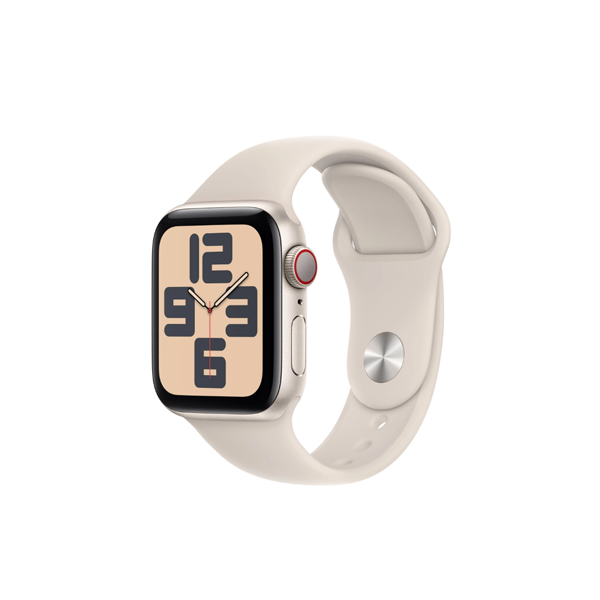 Apple Watch SE 40mm Starlight Aluminium Case GPS + Cellular (M/L)[2023]