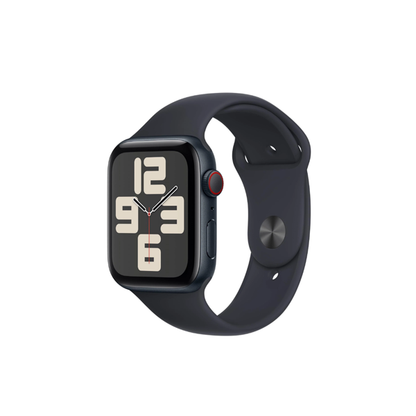 Apple Watch SE 44mm Midnight Aluminium Case GPS + Cellular (S/M)[2023]