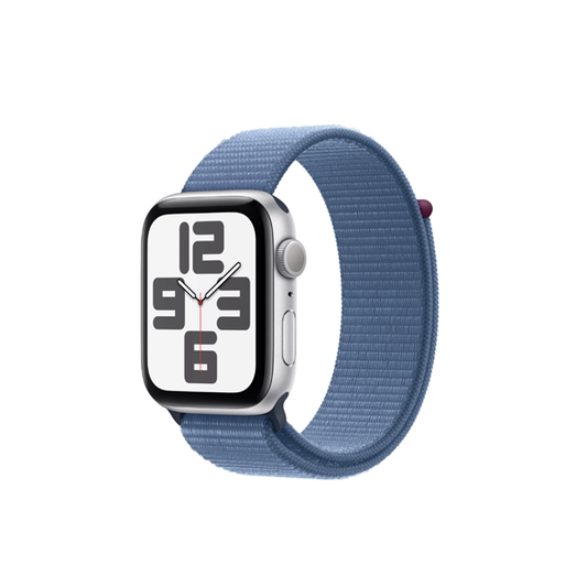 Apple Watch SE 44mm Silver Aluminium Case GPS + Cellular Sport Loop [2023]