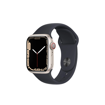 Apple Watch Series 7 41mm Starlight Aluminium Case GPS + Cellular [^Renewed]