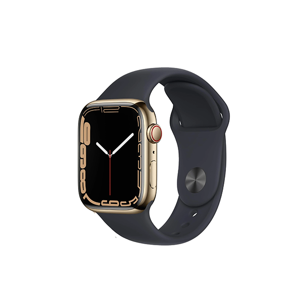 Apple Watch Series 7 45mm Gold Stainless Steel Case GPS + Cellular [^Renewed]