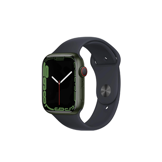 Apple Watch Series 7 45mm Green Aluminium Case GPS + Cellular [^Renewed]