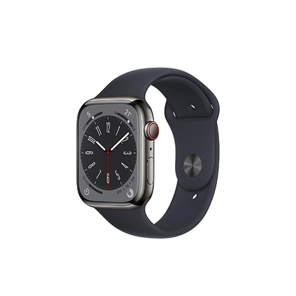 Apple Watch Series 8 45mm Graphite Stainless Steel Case GPS + Cellular [^Renewed]