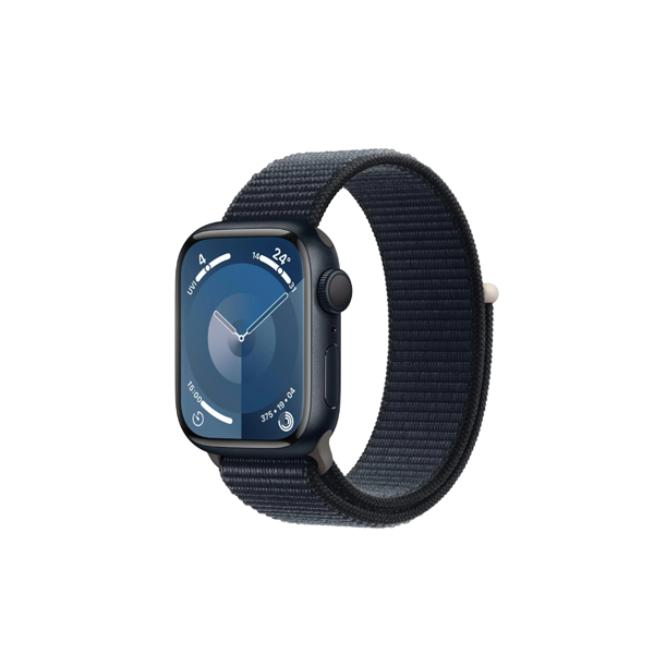 Apple Watch Series 9 41mm Midnight Aluminium Case GPS Sport Loop