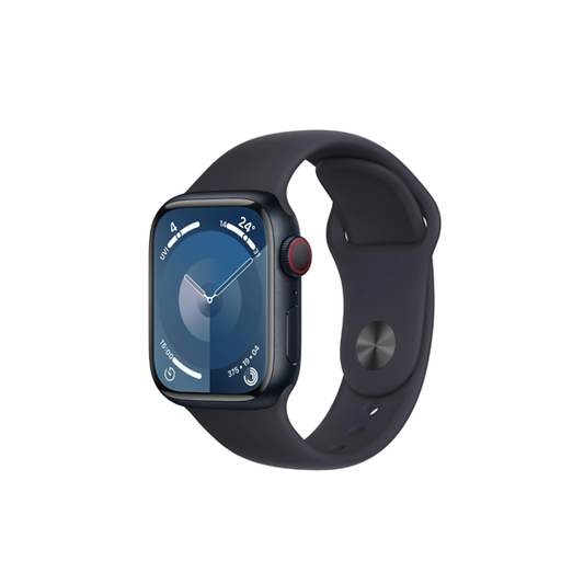 Apple Watch Series 9 41mm Midnight Aluminium Case GPS + Cellular (M/L)