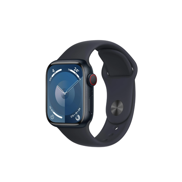 Apple Watch Series 9 41mm Midnight Aluminium Case GPS + Cellular (S/M)