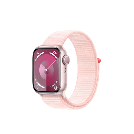Apple Watch Series 9 41mm Pink Aluminium Case GPS Sport Loop