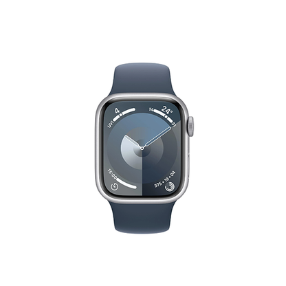 Apple Watch Series 9 41mm Silver Aluminium Case GPS + Cellular (M/L)