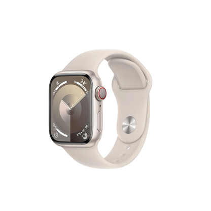 Apple Watch Series 9 41mm Starlight Aluminium Case GPS + Cellular (M/L)