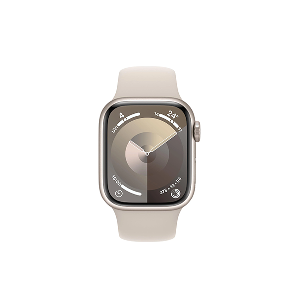 Apple Watch Series 9 41mm Starlight Aluminium Case GPS (S/M)