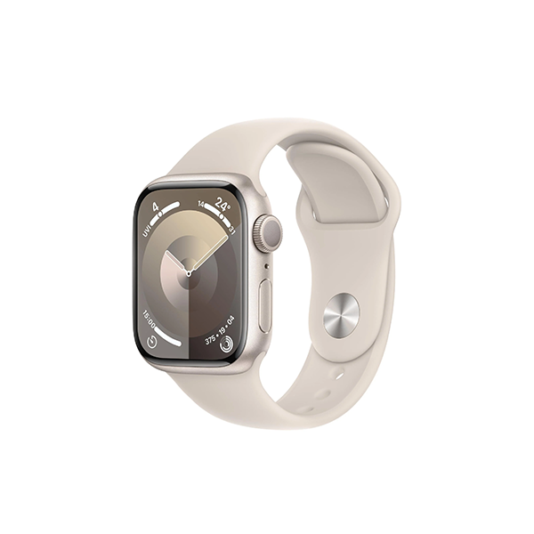 Apple Watch Series 9 41mm Starlight Aluminium Case GPS (S/M)