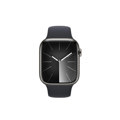 Apple Watch Series 9 45mm Graphite Stainless Steel Case GPS + Cellular (M/L)