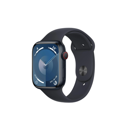 Apple Watch Series 9 45mm Midnight Aluminium Case GPS + Cellular (S/M)