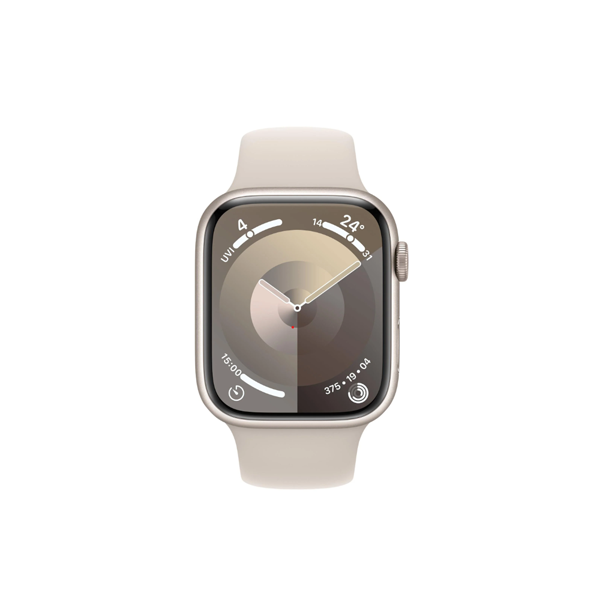 Apple Watch Series 9 45mm Starlight Aluminium Case GPS + Cellular (M/L)