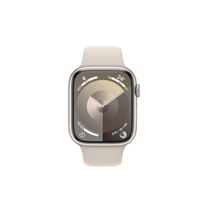 Apple Watch Series 9 45mm Starlight Aluminium Case GPS (M/L)