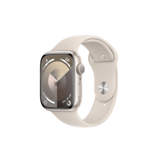 Apple Watch Series 9 45mm Starlight Aluminium Case GPS (M/L)