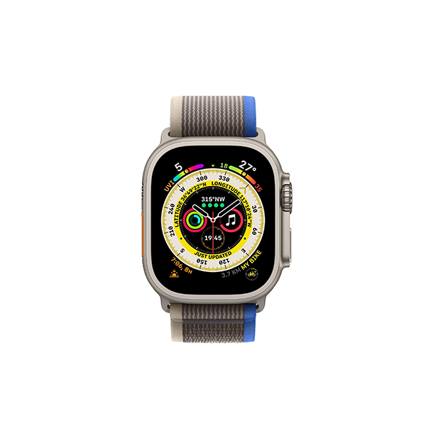 Apple Watch Ultra 49mm Titanium Case GPS + Cellular Trail Loop (BlueGrey)[ML]