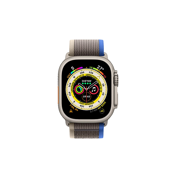 Apple Watch Ultra 49mm Titanium Case GPS + Cellular Trail Loop (BlueGrey)[SM]