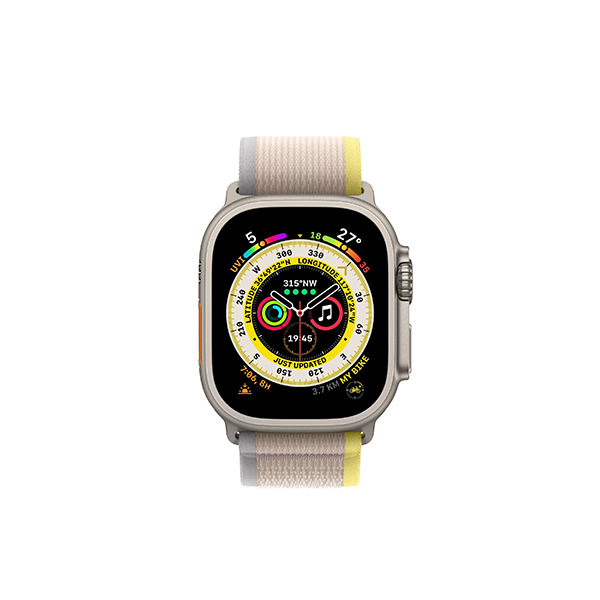 Apple Watch Ultra 49mm Titanium Case GPS + Cellular Trail Loop (YellowBeige)[SM]