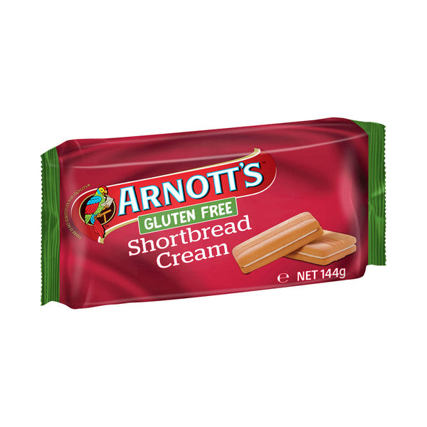 Arnott's Gluten Free Shortbread Creams Biscuits | 144g