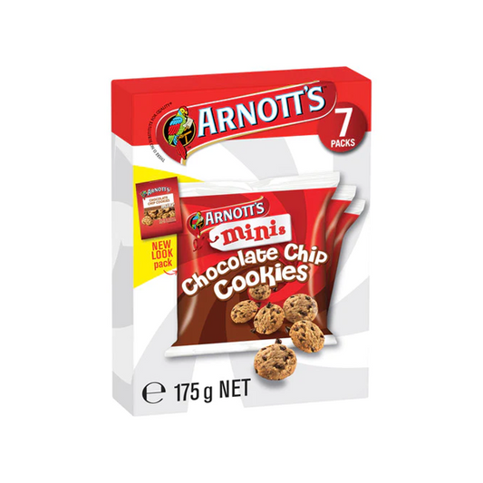 Arnott's Minis Choc Chip Cookies 7 pack | 175g