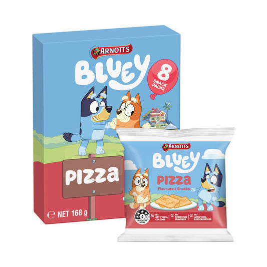 Arnott's Multipack Bluey Pizza Crackers | 168g