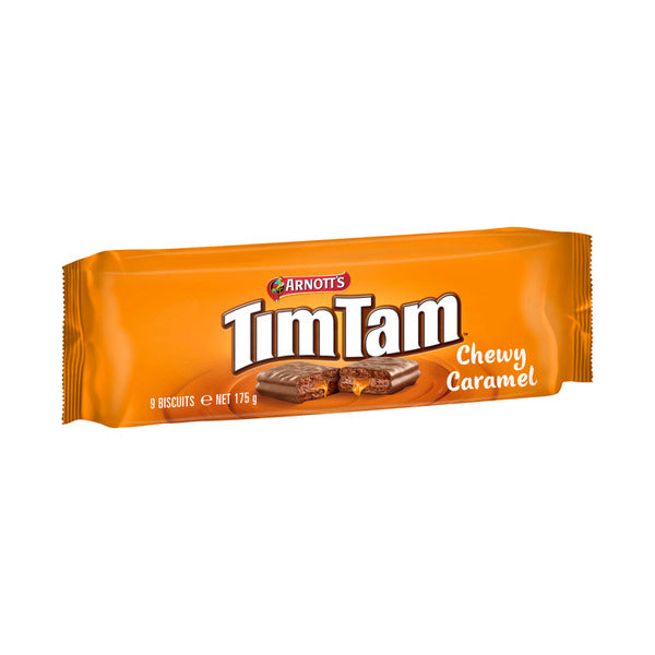 Arnott's Tim Tam Chewy Caramel Chocolate Biscuits | 175g – Shop & Dispatch