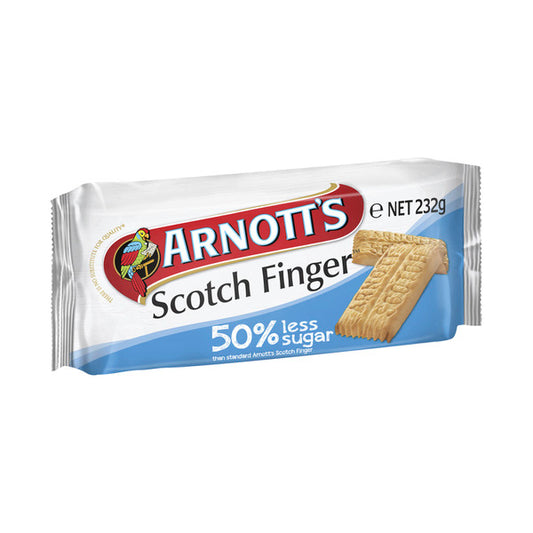 Arnotts 50% Less Sugar Scotch Finger Biscuits | 232g