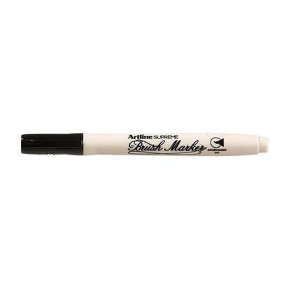 Artline Supreme Brush Marker Antimicrobial - Black