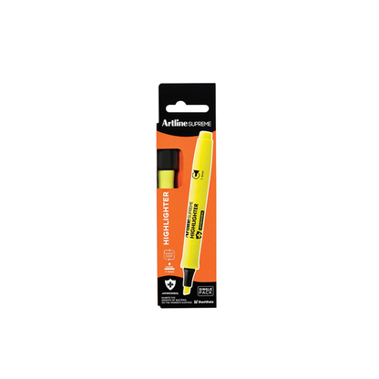 Artline Supreme Highlighter Antimicrobial - Yellow