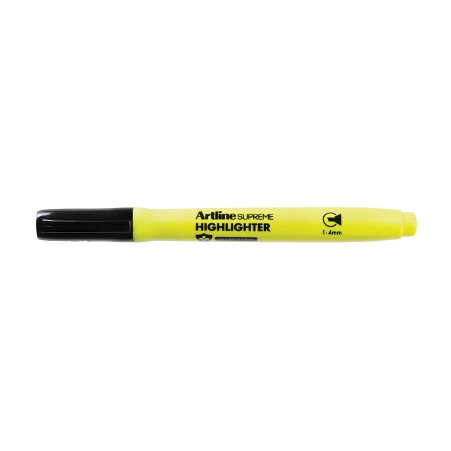 Artline Supreme Highlighter Antimicrobial - Yellow