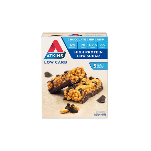 Atkins DayBreak Chocolate Chip Crisp Bars 185g| 5 Pack
