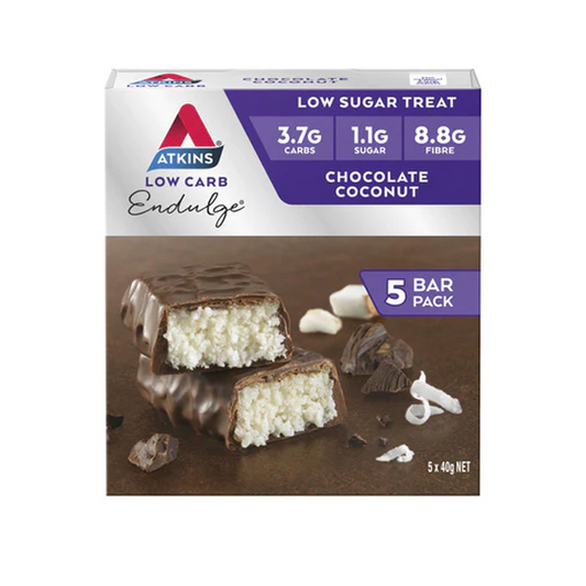 Atkins Low Carb Endulge Bar Chocolate Coconut 5x40g | 200g