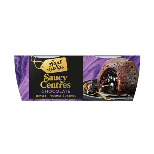 Aunt Betty's Saucy Centres Chocolate Twin Pack | 220g