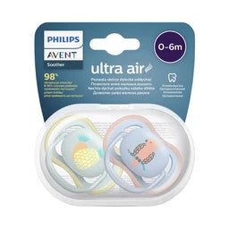Avent Air Mix Deco Soothers 0-6 Months | 2 pack