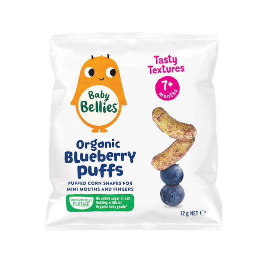 Baby Bellies Organic Blueberry Puffs 7+ Months | 12g