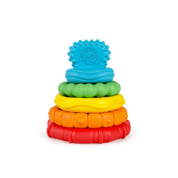 Baby Einstein Stack & Teethe Multi-Textured Teether Toy