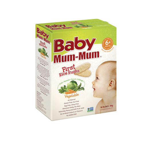 Baby Mum-Mum First Rice Rusk Vegetable +6 Months | 36g