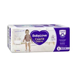 Babylove Cosifit Nappies Size 5 (12-17Kg) | 28 pack
