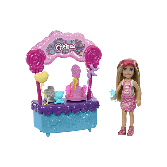 Barbie Chelsea Doll & Lollipop Stand